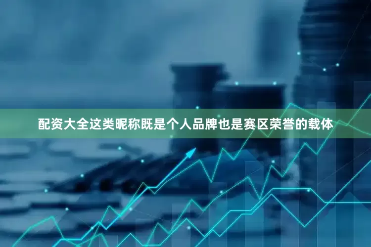 配资大全这类昵称既是个人品牌也是赛区荣誉的载体